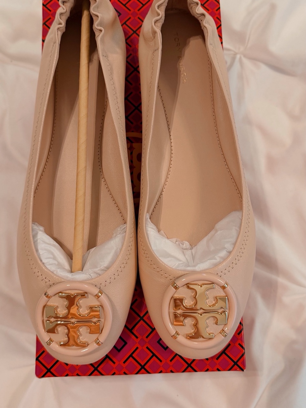Tory Burch Shell Pink Chelsea Ballet Flats